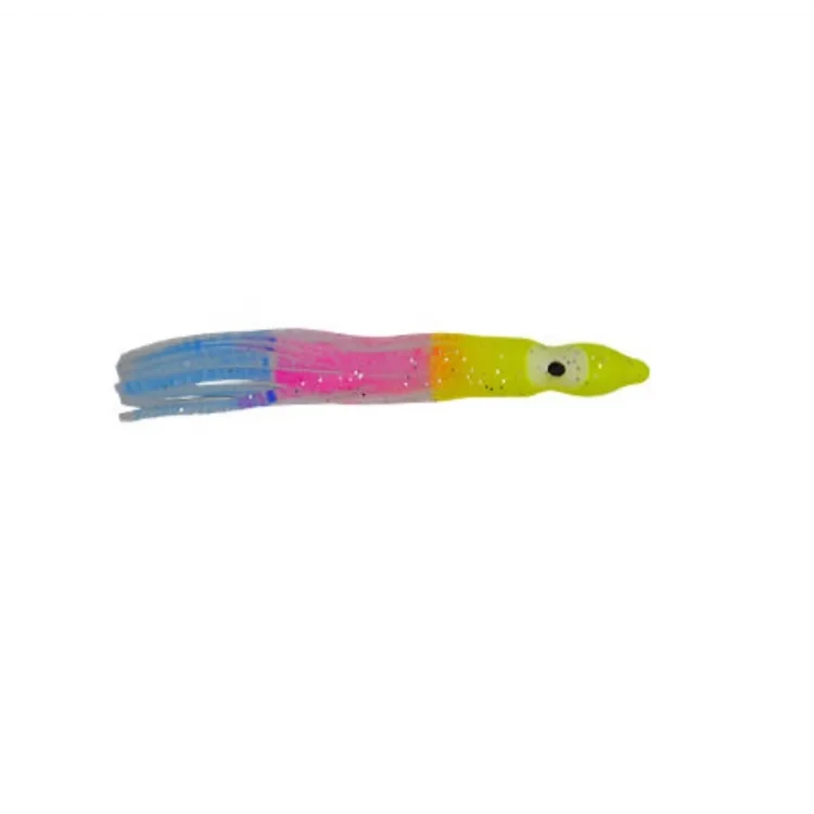Wily Octopus 5 cm 5 li Paket Silikon Yem Renk:46