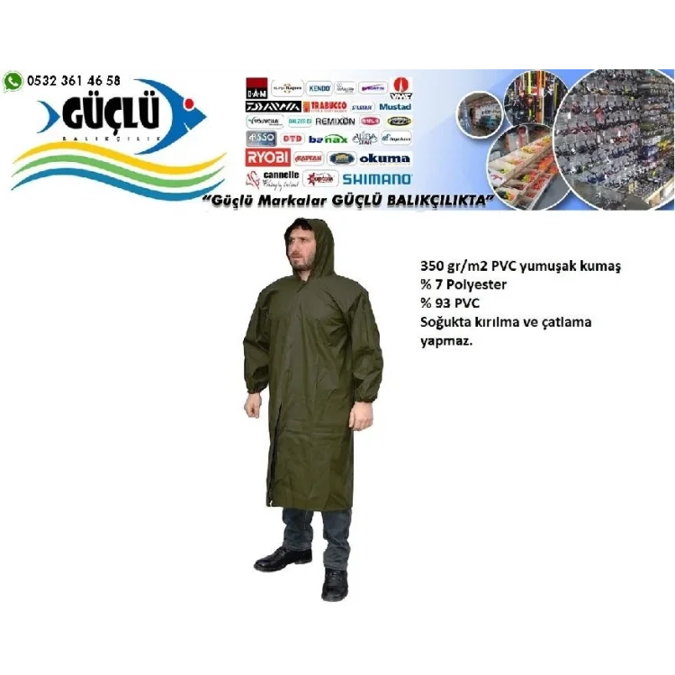 Yağmurluk Balıkçı Pardesü