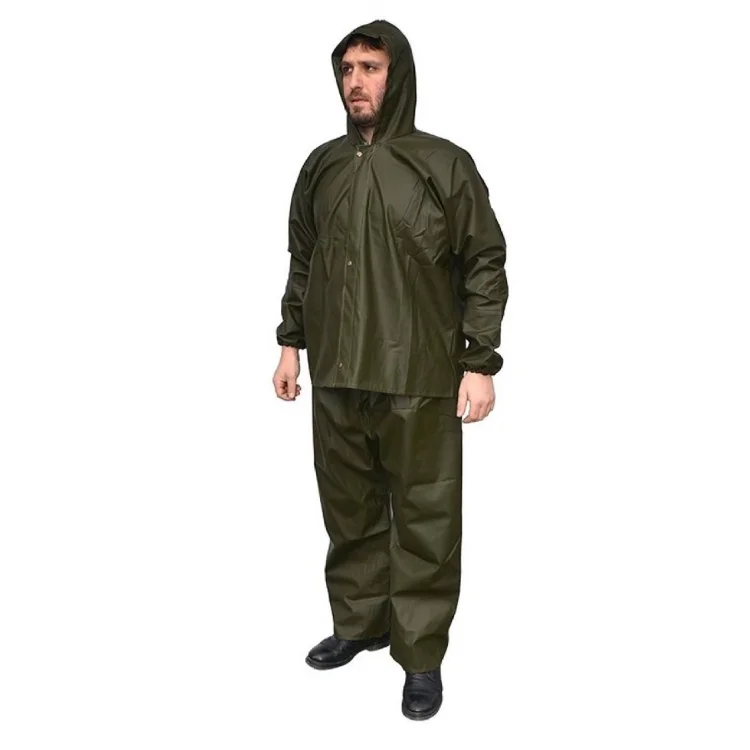 Yağmurluk Balıkçı Takımı Fermuarlı