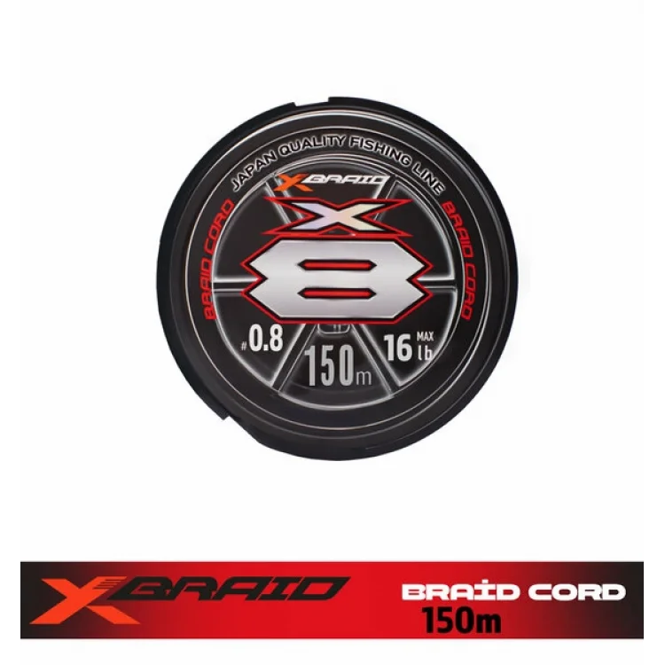 YGK X035 BRAID CORD X8 PE#0.8 150M 0.148MM FLUOGREEN AJI LRF İP MİSİNA