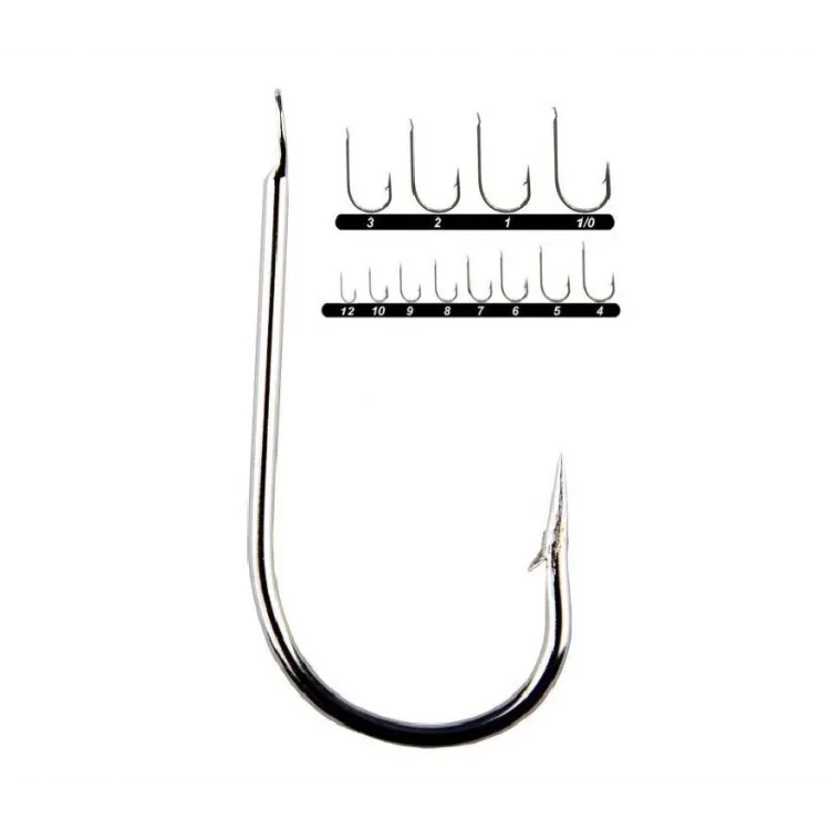 Youvella 1353 Kısa Sap Nikel Olta İğnesi 100’Lü Kutu No:1/0