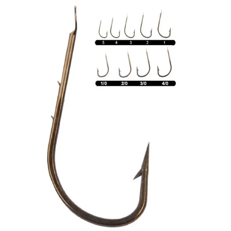 Youvella 1402 (505) Bronz Çift Tırnak Olta İğnesi No:2