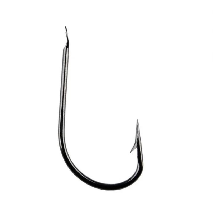 Youvella 1403 Black Nikel Kısa Sap Dövme Olta İğnesi 100’Lü Kutu No:1/0