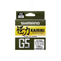 Shimano Kairiki G5 5Kat İp Misina 100M Steel Gray (Gri) 0,15Mm