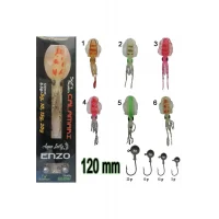 Aquasalty Enzo Soft Swim Calamari 120Mm + Jig Head Renk:01