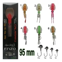 Silikon Ahtapot Aquasalty Enzo Soft Swim Calamari 95Mm + Jig Head Renk:03