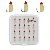 Portfish Kurtcuk Silikon Yem 20 li Paket Renk: Beyaz