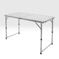 Argeus Katlanabilir Kamp Masası - Yükseklik Ayarlı - 4/6 Kişilik - Elevate - Beyaz