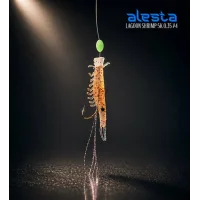 ALESTA LAGOON SHRIMP RIG X0288 5 KÖSTEK 0.35MM NO:6 İĞNE RENK:HONEY
