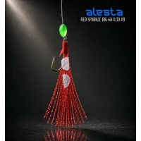ALESTA RED SPARKLE RIG X0225 6 KÖSTEK HAZIR TAKIM 0.30MM NO:8 İĞNE