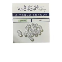 Anchor 4 Yollu Boncuk M Beden 20 li Paket