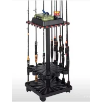 Anchor Kare 24 lü Tekerlekli LRF Spin Olta Kamış Standı