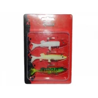 Captain 3068 Pluse Soft 10Cm Turna Silikonu 3’Lü Mix Set Suni Yem