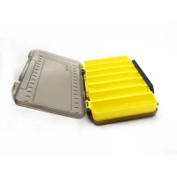 Captain 7224 Sarı Sahte Balık Kutusu 14 Gözlü 19X11x3.5Cm