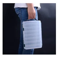 Captain 7225 Sahte Balık Kutusu 14 Gözlü Tutamaklı