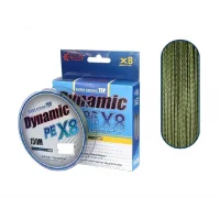 Captain Dynamic Soft Pe 8 Örgü Spin İp Misina 150Mt Yeşil 0,22Mm