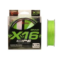 Captain X16 Power Pe 16 Örgü İp Misina 0,18Mm 150Mt Light Green
