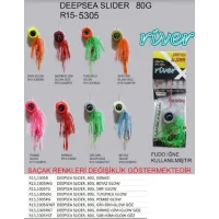 Derin Su Jig Yemi River Deepsea Slider 80Gr Renk: 05Wg