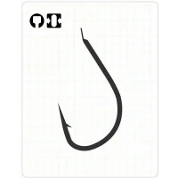 Fudo 2601 UMI TANAGO NO:14 BLACK NIKEL 19li Olta İğnesi