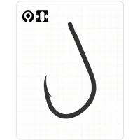 Fudo 3001 Delikli Siyah Nikel İğne No:4