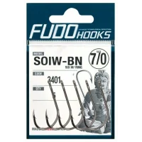 Fudo 3400 SOI W/RING 5/0 NIKEL 9PCS