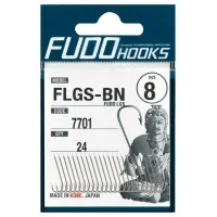 Fudo 7701 Lgs Black Nıkel Olta İğnesi No:1/0