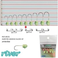 Glowlu Jighead River Hunter 4’Lü Paket 2,5Gr