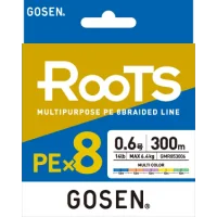 Gosen X8 Roots Pe 0.6 0,132Mm 8 Kat İp Misina 300Mt Multicolor