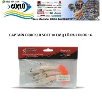 Levrek Turna Silikonu Captaın Cracker Soft 10 Cm 3 Lü Pk Renk : 6