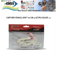 Levrek Turna Silikonu Captaın Pencıl Soft 10 Cm 3 Lü Pk Renk : 3