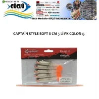 Levrek Turna Silikonu Captaın Style Soft 8 Cm 5’Li Pk Renk :3