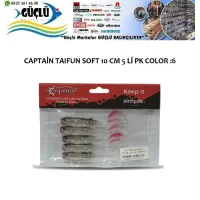 Levrek Turna Silikonu Captaın Taıfun Soft 10 Cm 5 Li Pk Renk :6