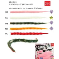 Lrf Silikonu Luckyjohn Lugworm 11,5Cm Kokulu 15’Li Pk Renk:F40