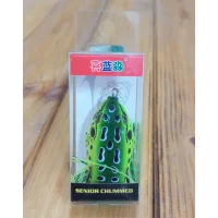 Oskar Senior Chummed Silikon Kurbağa Yeşil Renk