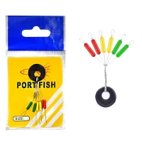 Portfish Renkli Sosis Stoper 6Lı Paket SS Beden