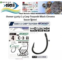 Sazan İğnesi Owner 53263 C-3 Carp Tsuyoshi Black Chrome No:1