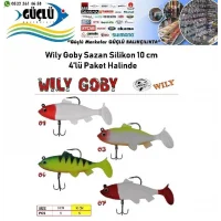 Sazan Silikonu 10 Cm Wily Goby 4’Lü Paket Halinde Renk:4