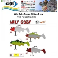 Sazan Silikonu 8 Cm Wily Goby 5 Li Paket Halinde Renk:3