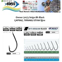 Siyah Tırnaklı Çapraz Olta İğnesi Owner50173 Seigo No:1