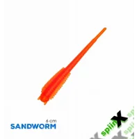 Spıınx Sandworm Lrf Silikon 6Cm 18P UV ORANGE