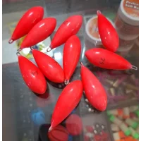 Surf Olta Kurşunu Kırmızı UV Renkli 125GR 1 Adet