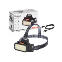 WATTON WT-652 BEYAZ ŞARJLI KAFA LAMBASI