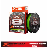 YGK X035 BRAID CORD X8 PE#1.0 150M 0.16MM FLUOGREEN AJI LRF İP MİSİNA