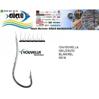 Youvella 1316 16 Numara Çift Tırnaklı Bl.Nickel Olta İğnesi
