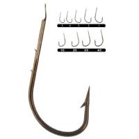 Youvella 1402 (505) Bronz Çift Tırnak Olta İğnesi No:2