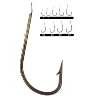 Youvella 1402 (505) Bronz Çift Tırnak Olta İğnesi No:4