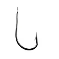 Youvella 1403 Black Nikel Kısa Sap Dövme Olta İğnesi 100’Lü Kutu No:4/0