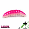 SPIINX LARVA SİLİKON YEM 35MM 14LÜ PEYNİR AROMALI RENK: UV HOT PINK X GLOW 77