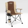 Argeus Rustic Katlanabilir 150Kg Kamp Sandalyesi - Kahve/Kum