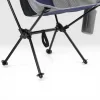 Argeus Aero Katlanabilir 120Kg Kamp Sandalyesi - Bardaklıklı - Mavi/Gri